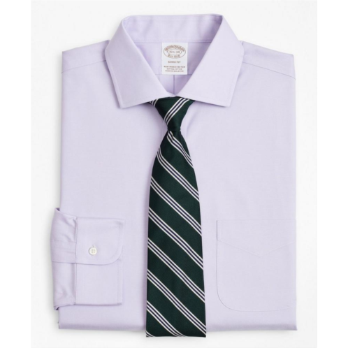 Brooksbrothers Stretch Soho Extra-Slim-Fit Dress Shirt, Non-Iron Pinpoint English Collar