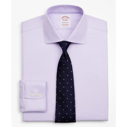 Brooksbrothers Stretch Madison Relaxed-Fit Dress Shirt, Non-Iron Twill English Collar