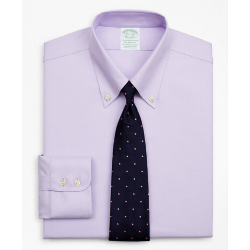 Brooksbrothers Stretch Milano Slim-Fit Dress Shirt, Non-Iron Twill Button-Down Collar