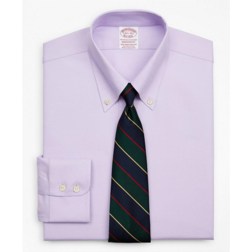 Brooksbrothers Stretch Madison Relaxed-Fit Dress Shirt, Non-Iron Royal Oxford Button-Down Collar