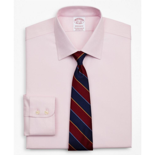 Brooksbrothers Stretch Madison Relaxed-Fit Dress Shirt, Non-Iron Royal Oxford Ainsley Collar
