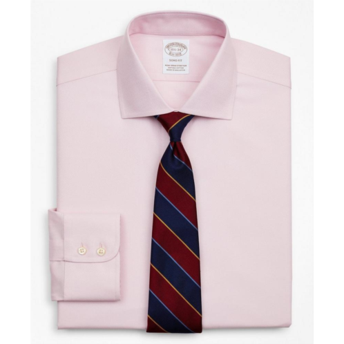 Brooksbrothers Stretch Soho Extra-Slim-Fit Dress Shirt, Non-Iron Royal Oxford English Collar