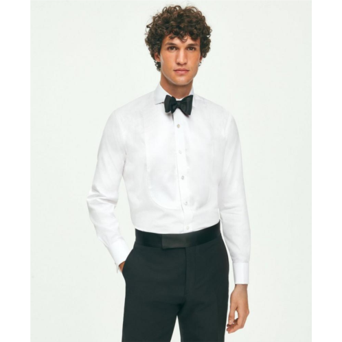 Brooksbrothers Black Fleece Pique Bib Londoner Collar Tuxedo Shirt in Sea Island Cotton