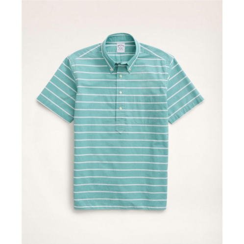 Brooksbrothers Regent Regular-Fit Original Broadcloth Short-Sleeve Popover Shirt