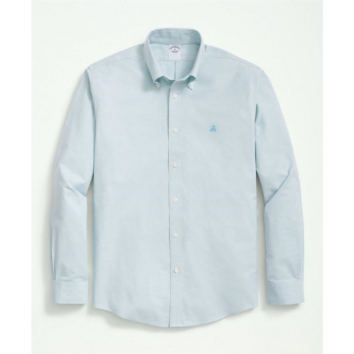 Brooksbrothers Stretch Cotton Non-Iron Oxford Polo Button Down Collar Shirt