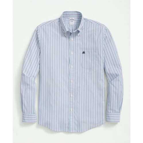Brooksbrothers Performance Series Stretch Button-Down Collar, Striped Sport Shirt