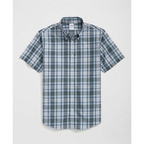 Brooksbrothers Friday Shirt, Short-Sleeve Poplin Plaid