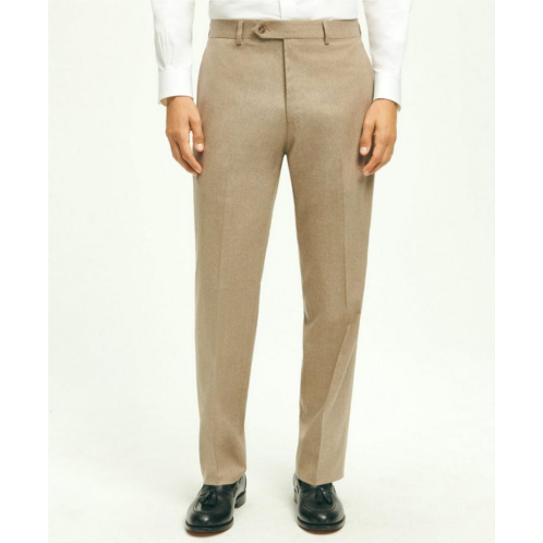 Brooksbrothers Traditional Fit Wool Flannel Dress Pants