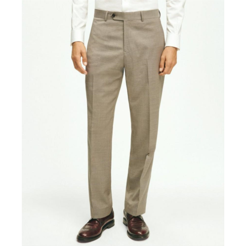 Brooksbrothers Traditional Fit Stretch Wool Mini-Houndstooth 1818 Dress Trousers