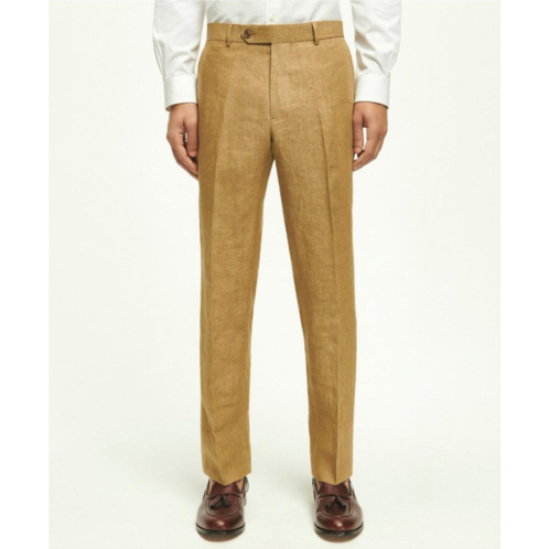 Brooksbrothers Slim Fit Linen Trousers