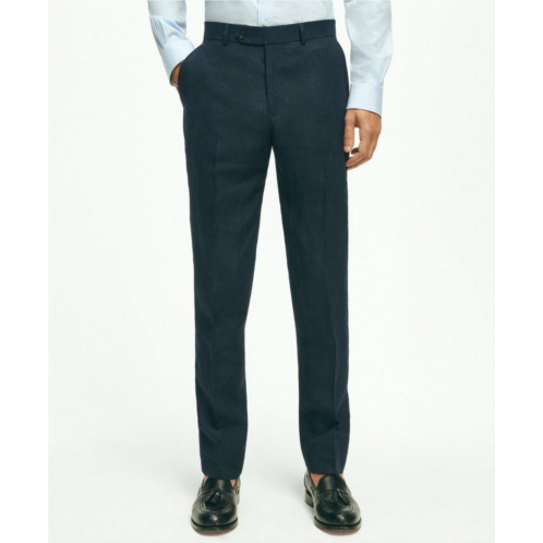 Brooksbrothers Slim Fit Linen Trousers