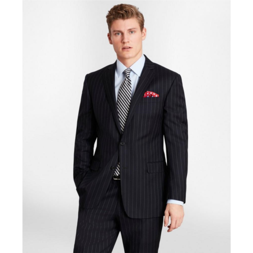 Brooks Brothers Milano-Fit Bead-Stripe Twill Suit Jacket