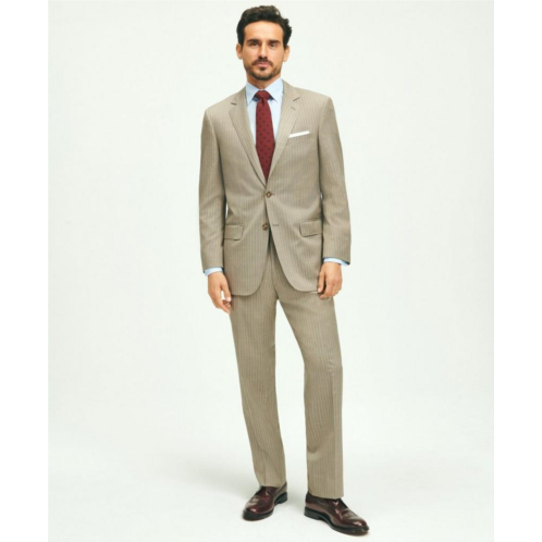 Brooksbrothers Traditional Fit Wool Pinstripe 1818 Suit