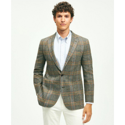 Brooksbrothers Classic Fit Wool Tweed Plaid Sport Coat