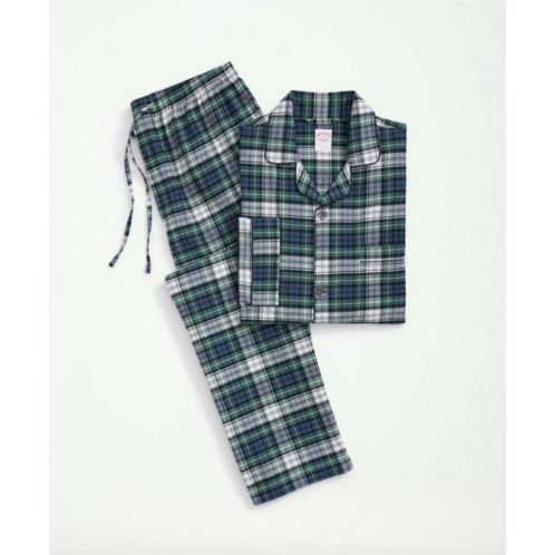 Brooksbrothers Cotton Flannel Tartan Pajamas