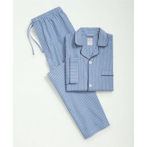 Brooksbrothers Cotton Broadcloth Bengal Striped Pajamas