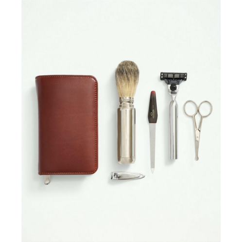 Brooksbrothers Leather Grooming Kit