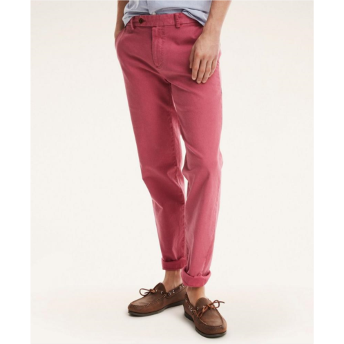Brooksbrothers Milano Slim-Fit Washed Canvas Chino Pants