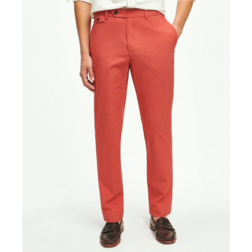Brooksbrothers Slim Fit Canvas Poplin Chinos In Supima Cotton