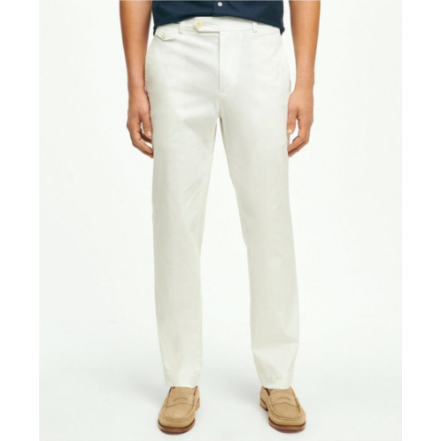Brooksbrothers Slim Fit Canvas Poplin Chinos In Supima Cotton