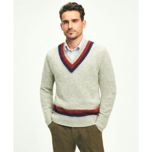 Brooksbrothers Brushed Wool Tennis Sweater