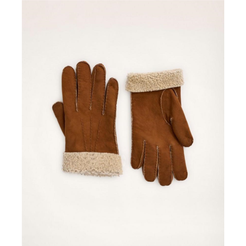 Brooksbrothers Nubuck Shearling Gloves