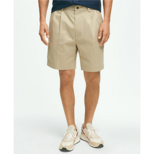 Brooksbrothers 8 Pleat Front Stretch Advantage Chino Shorts