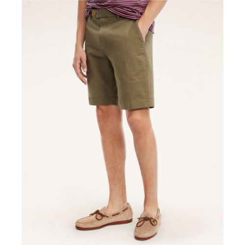 Brooksbrothers Stretch Cotton Linen Shorts