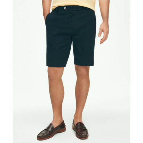 Brooksbrothers 9 Washed Cotton Seersucker Shorts