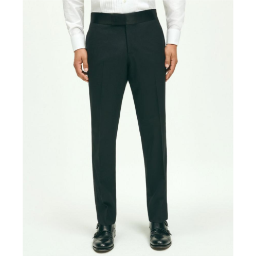 Brooksbrothers Classic Fit Wool Hopsack Tuxedo Pants