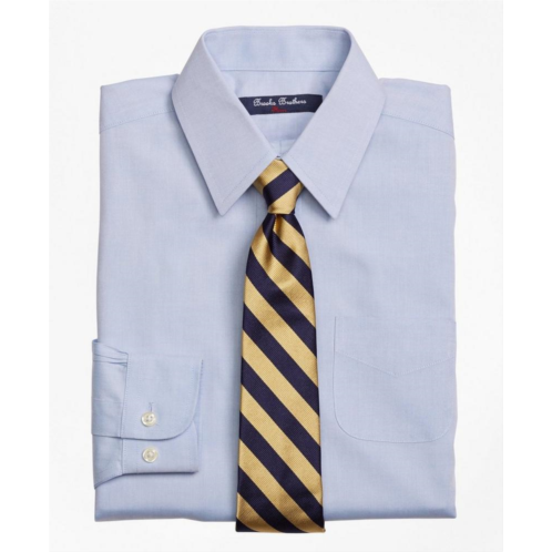 Brooksbrothers Boys Non-Iron Supima Pinpoint Cotton Forward Point Dress Shirt