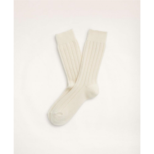 Brooksbrothers Cashmere Blend Ribbed Socks