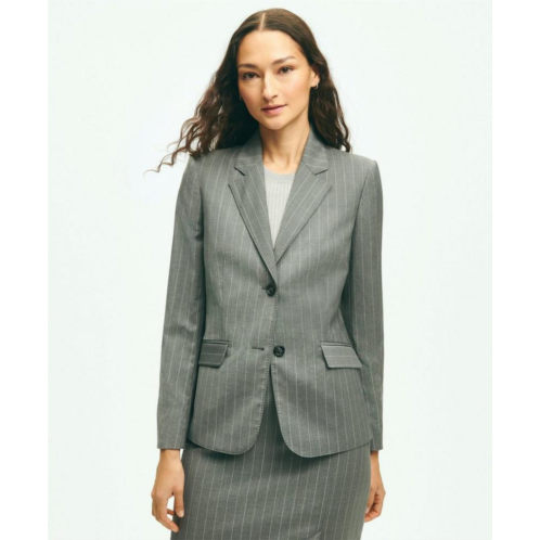 Brooksbrothers Pinstripe Jacket in Wool Blend