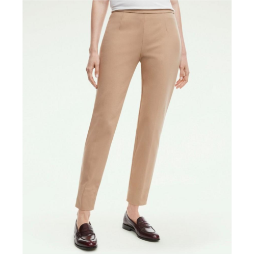 Brooksbrothers Side-Zip Stretch Cotton Pant