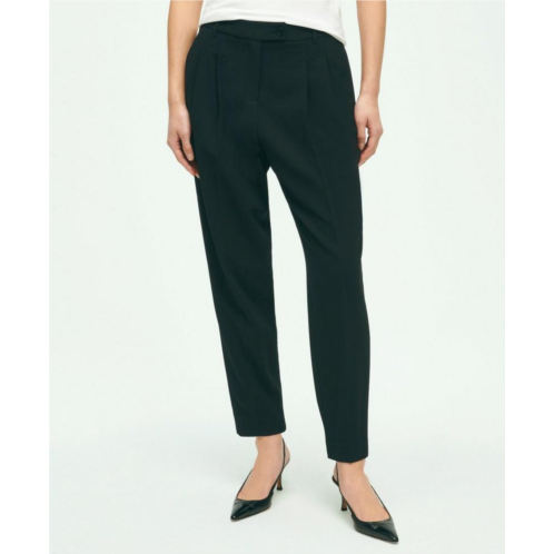 Brooksbrothers Cropped Fine Twill Crepe Pants