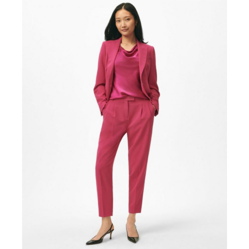 Brooksbrothers Cropped Fine Twill Crepe Pants