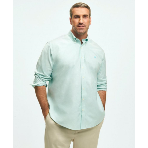 Brooksbrothers Big & Tall Stretch Cotton Non-Iron Oxford Polo Button Down Collar Shirt