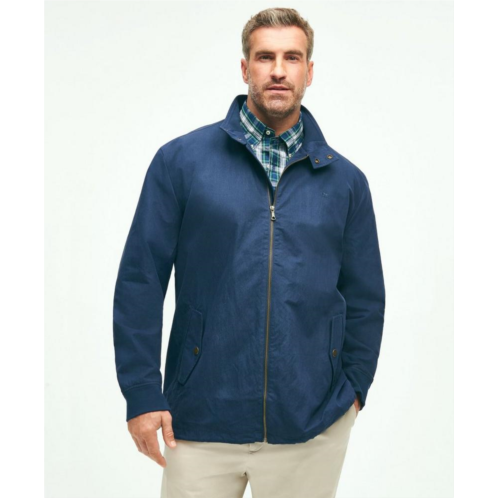 Brooksbrothers Big & Tall Cotton Blend Harrington Jacket