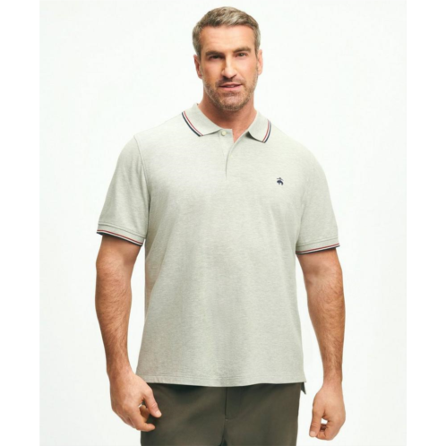 Brooksbrothers Big & Tall Gloden Fleece Supima Tipped Polo Shirt