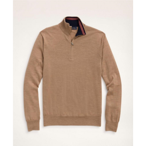 Brooksbrothers Big & Tall Merino Half-Zip Sweater