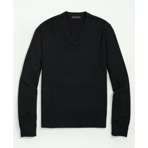 Brooksbrothers Big & Tall Fine Merino Wool V-Neck Sweater