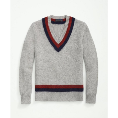 Brooksbrothers Big & Tall Brushed Wool Tennis Sweater