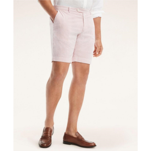 Brooksbrothers Big & Tall Cotton Seersucker Stripe Shorts