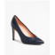 Brooksbrothers Leather Whipstitch Point-Toe Pumps