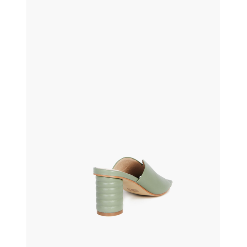 Madewell Intentionally Blank Leather Kamika Mules in Sage