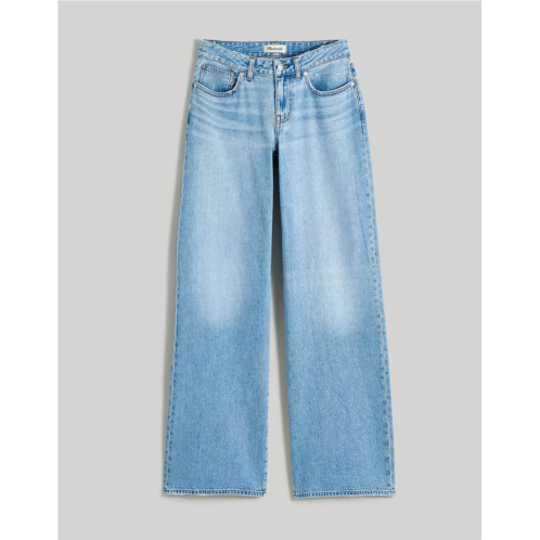 Madewell Curvy Low-Rise Superwide-Leg Jeans in Kendall Wash