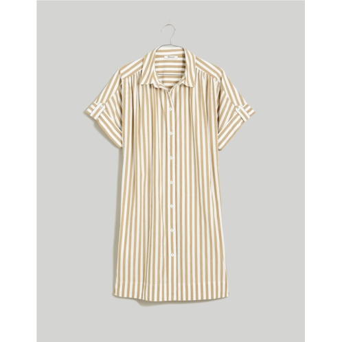 Madewell Collared Button-Front Mini Shirtdress