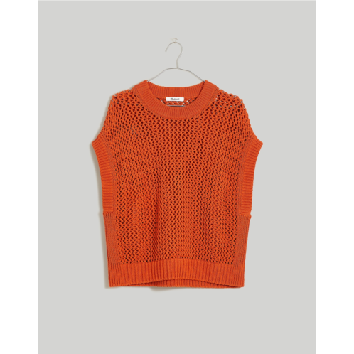 Madewell Plus Open-Stitch Sweater Tee