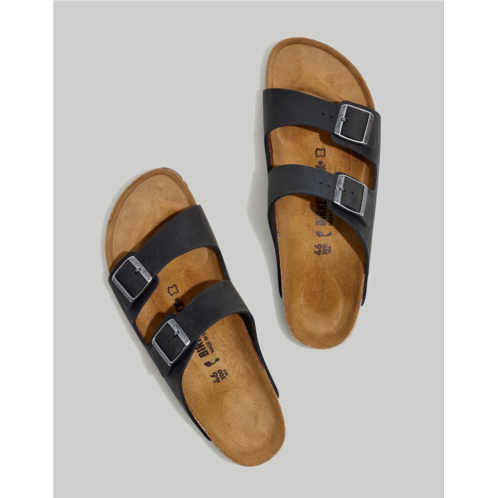 Madewell Birkenstock Arizona Soft Footbed Sandals in Oiled Leather