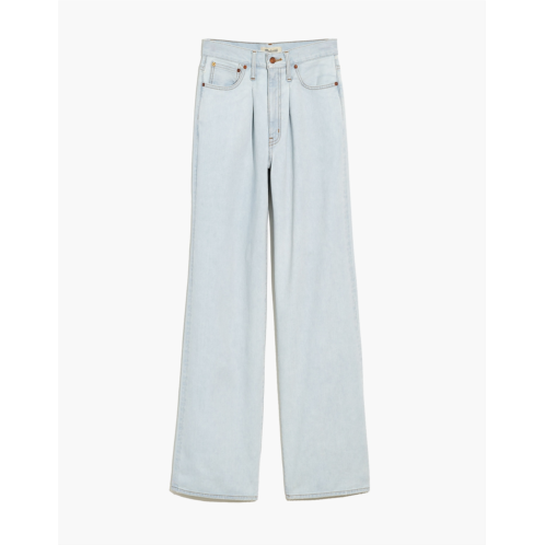 Madewell Superwide-Leg Jeans in Olcott Wash: Pleated Edition